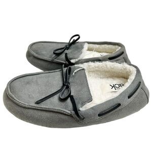 Nordstrom Rack Slippers Womens Size Small Faux Fur Gray Slip On Style